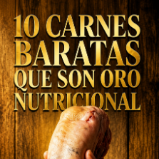 🥩 Oro Nutricional: 10 carnes baratas y deliciosas que superan en beneficios a los cortes caros