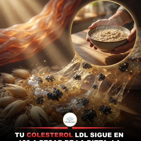 🥣 El imán de las arterias: Cómo la fibra de la avena atrapa el colesterol LDL y lo elimina de tu cuerpo